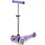 Самокат дитячий Micro Mini Deluxe Fairy Glitter LED 3-колісний пурпуровий (MMD207) - мініатюра 1