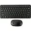 Бездротова клавіатура та мишка маленька чорна Multimedia Keyboard Wireless 2.4GHz - мініатюра 1
