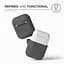 Чехол Elago Silicone Dark Grey для AirPods темно-серый (EAPSC-DGY) - миниатюра 3