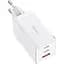 Мережевий зарядний пристрій Baseus GaN5 Pro Fast Charger 2C+U 65W + Cable USB-C White [CCGP120202] [98871] - мініатюра 2