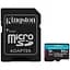 Карта памяти Kingston microSDXC Canvas Go! Plus 64Gb Class 10 UHS-1 U3 + SD адаптер [SDCG3/64GB] [61060] - миниатюра 1