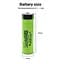 Защищенный Li-Ion аккумулятор Panasonic NCR18650B 3400 mAh (Зеленый) - миниатюра 3