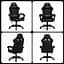 Крісло геймерське Memseats офісне Black (100019) - мініатюра 4