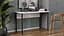 Компьютерный стол Ferrum-decor Курт 75x100x60 черный ДСП Белый 16мм (FRD-102023) - миниатюра 1