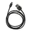 Дата кабель USB 2.0 AM to Micro 5P PVC 1m black Vinga (VCPDCM1BK) - мініатюра 1