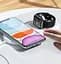 Зарядное беспроводное USAMS US-CD119 2-в-1 для Apple Watch и телефонов 2W и 10W белое - миниатюра 4