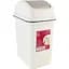 Відро для сміття MBM My Home з кришкою 6 л сіре (BIN-12 6L GRAY) - мініатюра 2