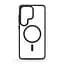 Чехол для Samsung Galaxy S26 Ultra 5G, Unit MagSafe, черный, прозрачный, магсейф, противоударный, магнитный, панель-накладка с поддержкой MagSafe, с поддержкой беспроводной зарядки, TPU+PC, защита всего корпуса, ударостойкий, ArmorStandart (ARM88809) - миниатюра 1