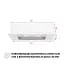 Витяжка повновбудована Perfelli BI 5252 WH 700 LED - мініатюра 2