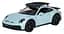 Машинка Porsche 911 Dakar Mint голубий RASTAR модель 1:14 Автомобіль на дистанційному керуванні + пульт - мініатюра 3