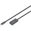 Digitus Подовжувач USB 3.2 Gen1 Active Cable 5G, C/M-A/F, 5м, чорний - мініатюра 1