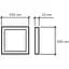 Світодіодний світильник Eurolamp LED 595х595 мм (рамка) 40W 5000K (LED-Panel-40/50(FR)) - мініатюра 4