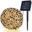 Уличная светодиодная гирлянда Canopus Solar LED String Light 200 светодиодов 22 метра – многоцветная. - миниатюра 6