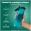 Бутылка для воды ION8 1000 мл (ЭКО бутылка) BPA Free, Aqua (I8RF1000AQU) - миниатюра 3
