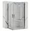 Душова кабіна Rea Molier 2 90x90 chrome REA-K8539 + REA-K8539, Хром, Універсальна, прозорий, хром - мініатюра 1