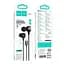 Проводные наушники Hoco M116 Benevolent universal earphones with microphone, 1.2m, lightning, black - миниатюра 5