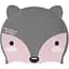 Шапочка для плавания Aqua Speed Zoo Fox Серый (1000-115-26) - миниатюра 1