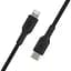 Кабель Belkin USB-C > Lightning заряджання/синхронізації 1м, 30Вт, Type-C, плетений, чорний teh0013639 - мініатюра 5