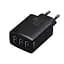 Мережевий зарядний пристрій Baseus Compact Charger 3USB 17 W CCXJ020101 Black - мініатюра 3