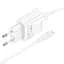 СЗУ Borofone BA110A Lemi 7.5W (1USB-A) + кабель USB to MicroUSB White - миниатюра 4