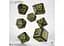 Набор кубиков Harry Potter. Hufflepuff Modern Dice Set - Black , 7 шт. (190142/2023/4/A) - миниатюра 2