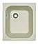 Кухонна мийка Adamant Compacta 430x500x200 Бежевий ivory 261223 - мініатюра 1