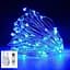 Гірлянда LT 200 led нитка довжина 20 м c USB для 5v, під powerbank + блок, blue - мініатюра 1