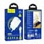 Блок — Адаптер мережевий HOCO Type-C to Type-C Cable Founder charger set N28 набір білий - мініатюра 5