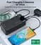 УМБ Choetech 40000mAh, 22,5W PD QC3.0, USB-C In/out, 2xUSB-A Li-pol чорна - мініатюра 6