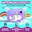 Фотоаппарат детский моментальной печати Happy Life UR190VBL Единорог для фото и видео FullHD, фиолетовый - миниатюра 2
