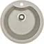 Кухонная мойка Adamant WAVE terra d 485x210 мм, без крыла d 48 - миниатюра 1