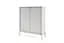Комод высокий Perfect Home Новая/Nova 2-дверный с золотыми ножками K104 Серый (PFH-091235) - миниатюра 4