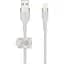 Кабель Belkin Boost Up Charge Pro Flex USB-A to Lightning 1m White (CAA010BT1MWH) [158810] - миниатюра 1