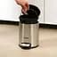 Ведро для мусора МVM с крышкой и педалью 5 л (BIN-16 5L SS) - миниатюра 7