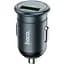 Автомобільний зарядний пристрій Hoco Z43 Mighty QC3.0 USB-A Metal Gray (761194) [151283] - мініатюра 2