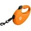 Повідець-рулетка для собак Waudog R-leash з контейнером для пакетів, світловідбивна стрічка, L, до 40 кг, 5 м, помаранчевий - мініатюра 5