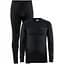 Комплект термобілизни Craft Core Dry Baselayer Set Man Black XL (1068-1909707 XL 999000) - мініатюра 1