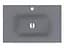 Умивальник Miraggio JESSEL 700 GRAY (0001465) Mirasoft, Матовий, Накладний/Врізний, Сірий - мініатюра 4