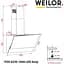 Витяжка Weilor PDS 6230 BL 1000 LED strip - мініатюра 9