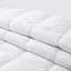 Євро Сатинова ковдра Cosas 4 сезони 200х220 Snow білий (Quilt_200x220_DSeason_Viscose_StrSatin-White) - мініатюра 7