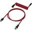 Кабель HyperX USB-A – USB-C, спиральный, 1.37 м Red/Black (6J677AA) - миниатюра 5