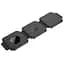 Беспроводная зарядка Qi 3в1 HOCO CQ4 Flash folding QI 15W Max для iPhone + iWatch + Airpods черный - миниатюра 3