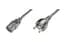 Кабель живлення CEE 7/7 (Typ-F) - C13 M/F, 1,8 м, чорний AK-440101-018-S DIGITUS by ASSMANN - мініатюра 1