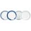 Набір тарілок Gimex Deep Plate Colour 4 Pieces 4 Person Sky (6910101) (DAS302008) - мініатюра 1