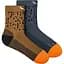 Носки Salewa Salamander QRT Mns 42-44 Коричневый/синий (1054-013.012.1044) - миниатюра 1