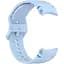 Силіконовий ремінець BeCover Ribbed Tape для Samsung Galaxy Watch (20 mm) 3 41 mm/4 40mm-44mm/5 40-44mm/6 40-44mm/7 40-44mm Lite Blue (712044) - мініатюра 2