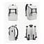 Рюкзак Tigernu T-B9381 15.6 Light Grey - миниатюра 4