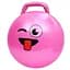М'яч для фітнесу Смайл MS 4856Pink 45 см, з ручкою, 300 г - мініатюра 1