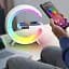Настільна смарт лампа нічник RGB G-Smart Light з бездротовою зарядкою 15W та Bluetooth колонкою - мініатюра 2