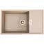 Кухонная мойка Platinum 8650 DIAMOND карамель (SP000039165) - миниатюра 1